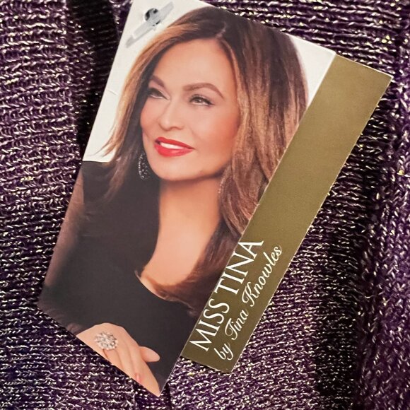 Miss Tina by Tina Knowles Cropped Cardigan - Sz L(12/14) (NWT) - Picture 9 of 10
